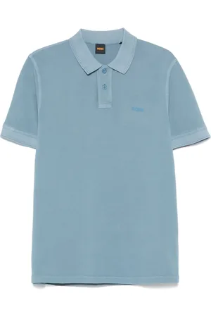 HUGO BOSS Logo-embroidered piqu?? polo shirt