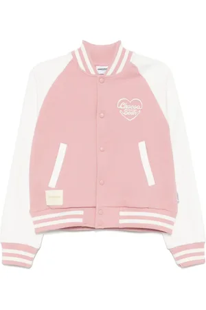 Chocoolate Logo-embroidered bomber jacket
