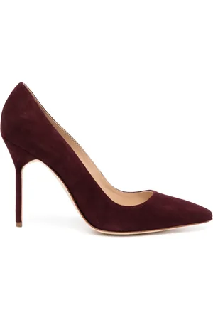 Manolo Blahnik 110mm suede pumps