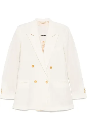 A PAPER KID Pinstriped blazer