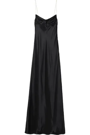 Miu Miu Chain-straps silk dress