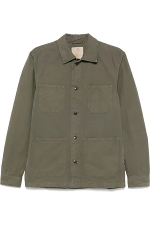 Woolrich Garment-dyed canvas overshirt