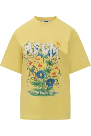 Msgm Floral-print T-shirt