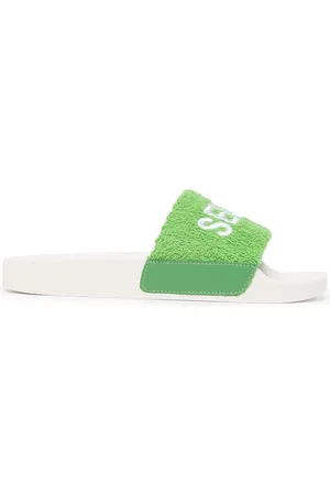 SENSO Elly logo-embroidered slides