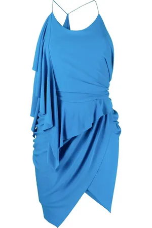 ALEXANDRE VAUTHIER Asymmetric draped-effect mini dress