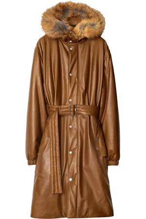 Burberry Faux-fur parka coat