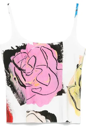 Marni Illustration-print top
