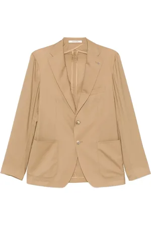 TAGLIATORE Brooch-detail blazer