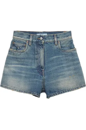 Prada Cotton denim shorts