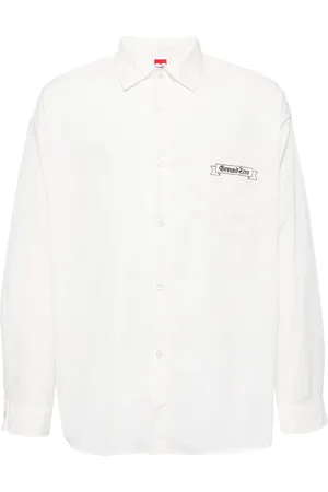 Ground Zero Logo-print long-sleeve shirt