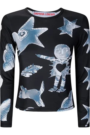Chopova Lowena Graphic-print long-sleeve top