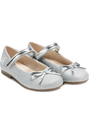 Lelli Kelly Glitter-effect ballerina shoes