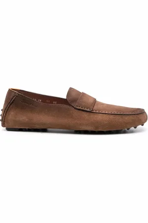 santoni Round-toe penny loafers