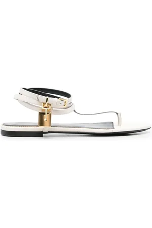 Tom Ford Padlock flat sandals