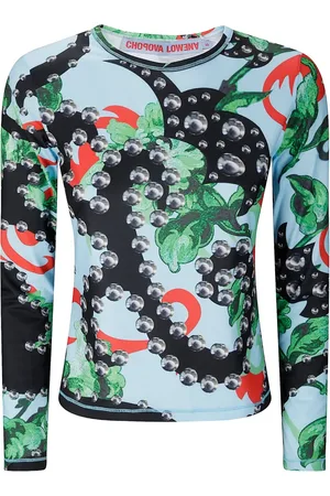 Chopova Lowena Abstract-print long-sleeve top