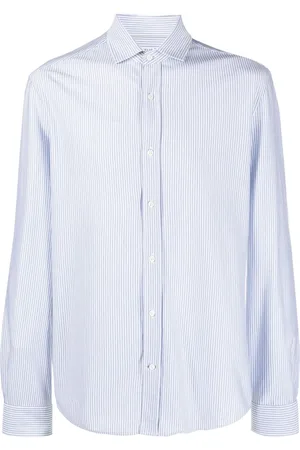 Brunello Cucinelli Candy-stripe long-sleeve shirt