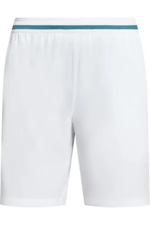 Lacoste X Novak Djokovic stripe-tipping shorts