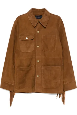 Cynthia Rowley Fringed suede jacket