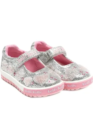 Lelli Kelly Bead-embellished ballerina shoes