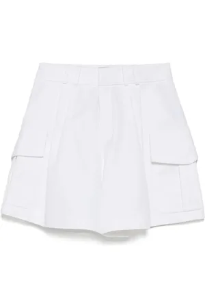 DICE KAYEK Double-pleat flared shorts