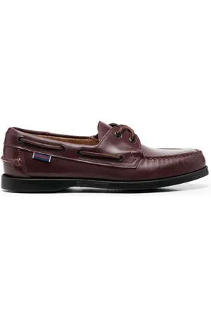 SEBAGO Lace-up leather boat shoes