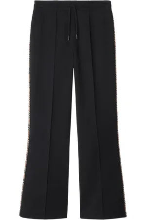 Burberry Checked-trim track pants