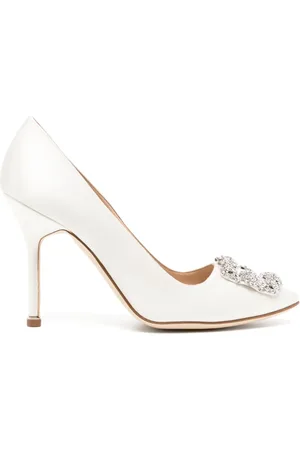 Manolo Blahnik Hangisi satin pumps