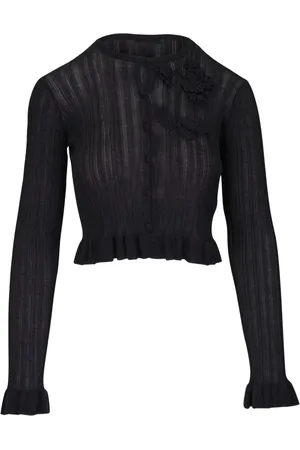 Erdem Plissé cardigan