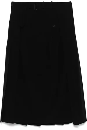 YOHJI YAMAMOTO Pleated midi skirt