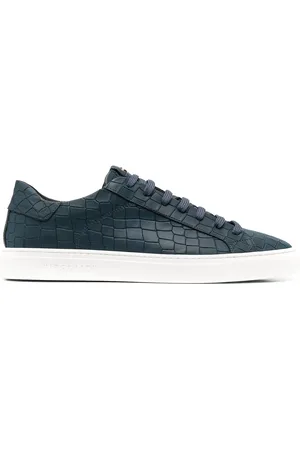HIDE&JACK Crocodile embossed sneakers