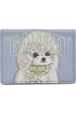 Ganni Dog-print wallet