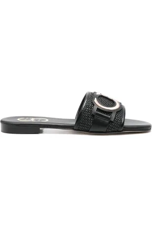 Casadei Logo-patch sandals