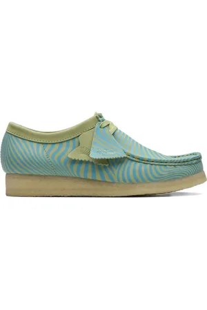 Clarks Wallabee " /Green" loafers