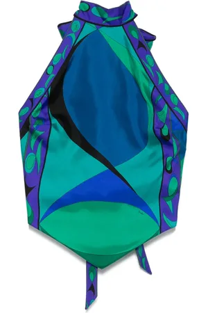 Puccini Pesci-print top