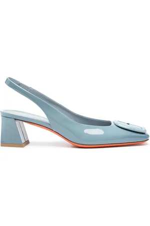 santoni 50mm patent-leather pumps
