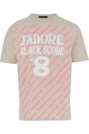 BLACK SCORE Logo-print T-shirt