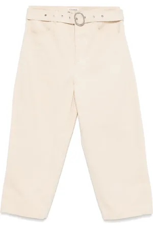 Jil Sander Tapered-leg belted jeans