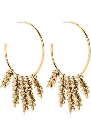 Aurélie Bidermann Wheat hoop earrings