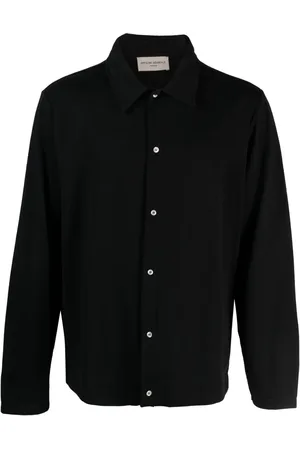 OFFICINE GENERALE Brent double face felted wool blend cardigan