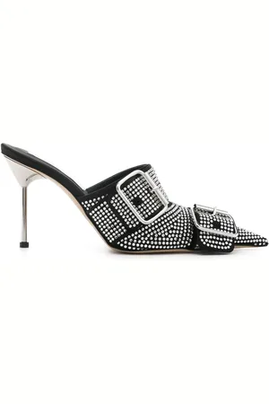 GIUSEPPE DI MORABITO 100mm crystal-embellished mules