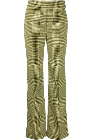 ALEXANDRE VAUTHIER Houndstooth-print flared trousers
