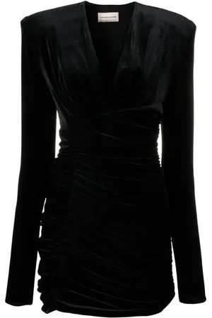 ALEXANDRE VAUTHIER V-neck ruched dress