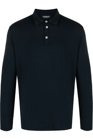 Dondup Long-sleeve wool-blend polo shirt