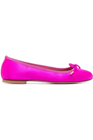 Scarosso Carla bow-detail ballerina shoes