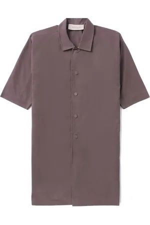 FEAR OF GOD Logo-print short-sleeve coat
