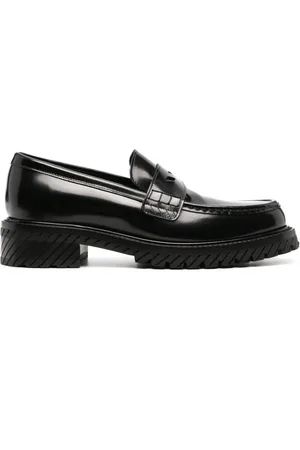 OFF-WHITE Chunky-sole leather loafers