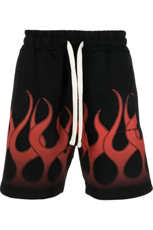 Vision Of Super Flame-print cotton shorts