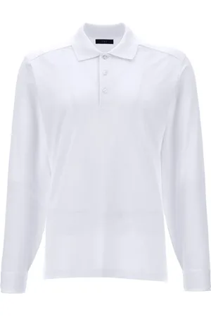 FAY Logo-embroidered cotton polo shirt