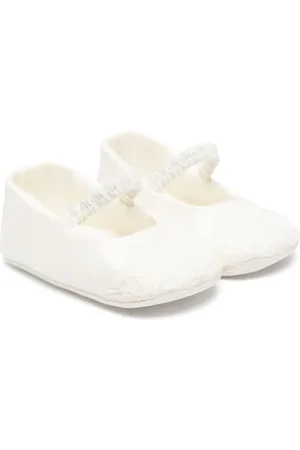 COLORICHIARI Lace-detail ballerina shoes