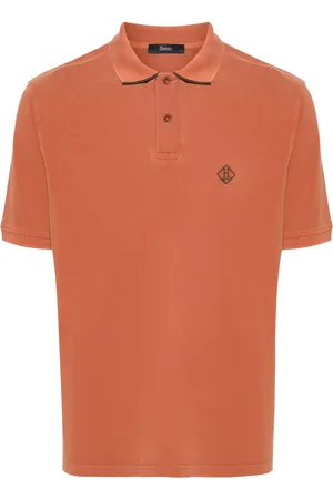 HERNO Logo-embroidered polo shirt